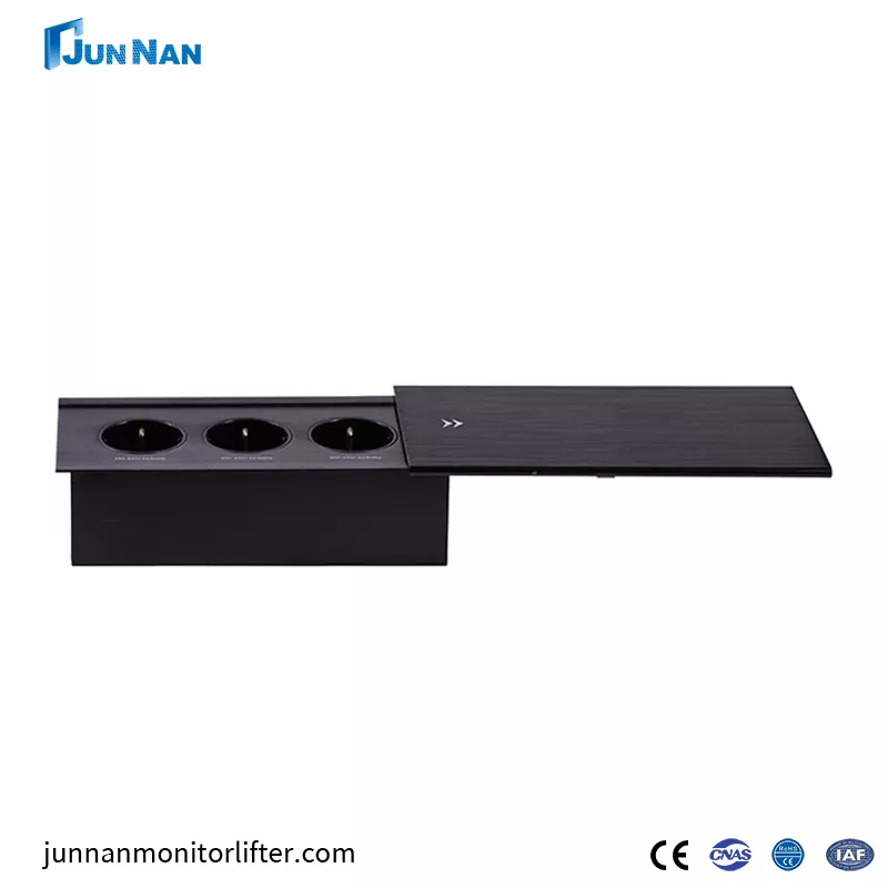 Pop-up Socket Smart Plug USB နှင့်ကြိုးမဲ့အားသွင်းခြင်း WiFi Power Outlet နှင့်အတူ Pop-up Socket Plug